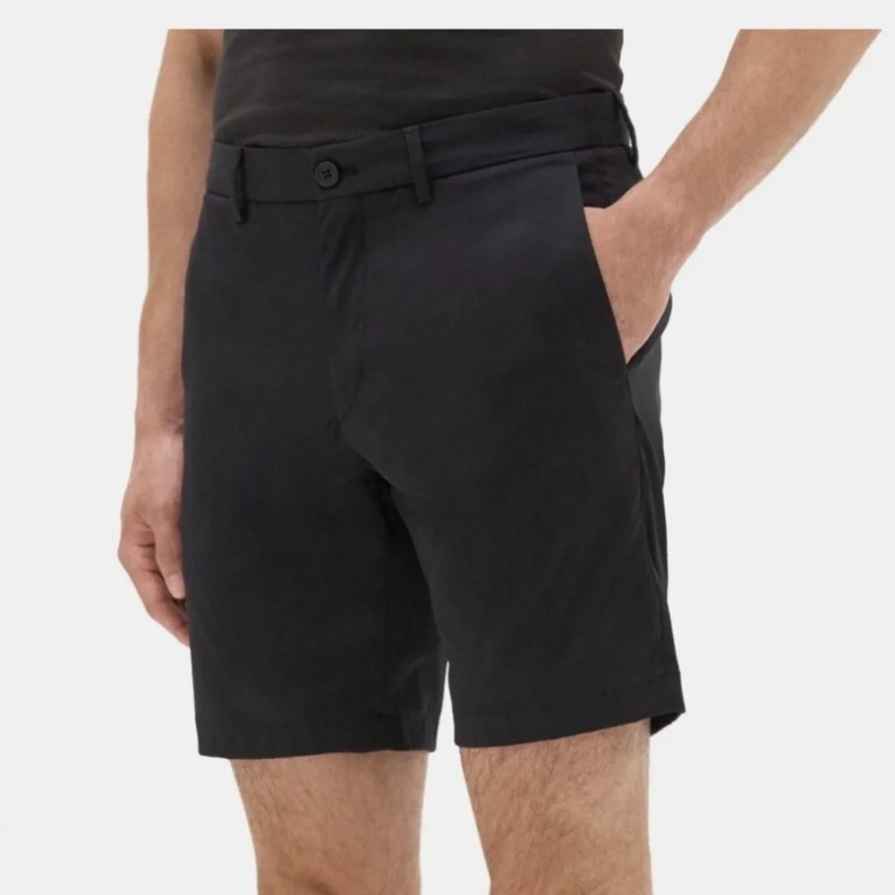 Theory Black Ascend Tech Shorts Size 30 - Picture 3 of 10
